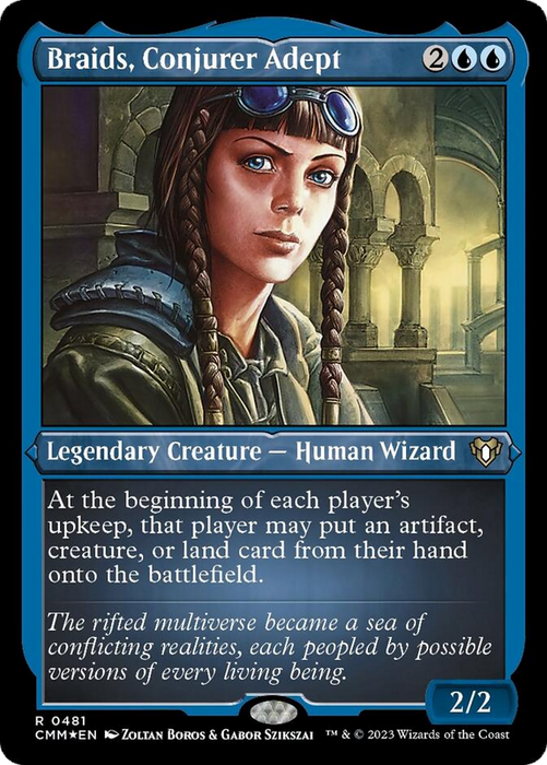 Braids, Conjurer Adept (Foil Etched) [Commander Masters] - Just $3.25! Shop now at Retro Gaming of Denver