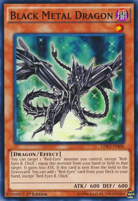 Black Metal Dragon [LDK2-ENJ06] Common - for just $0.20! 
