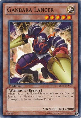 Ganbara Lancer [YS13-ENV04] Common - for just $0.10! 