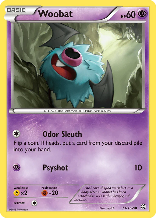 Woobat (71/162) [XY: BREAKthrough] - for just $0.10! 