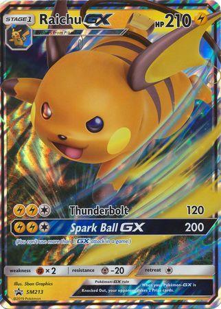 Raichu GX (SM213) (Jumbo Card) [Sun & Moon: Black Star Promos] - for just $2.35! 