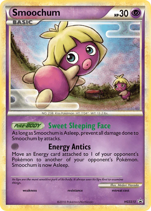 Smoochum (HGSS13) [HeartGold & SoulSilver: Black Star Promos] - for just $14.15! 