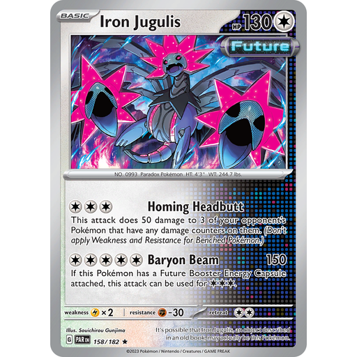 Iron Jugulis (158/182) [Scarlet & Violet: Paradox Rift] - Just $0.05! Shop now at Retro Gaming of Denver