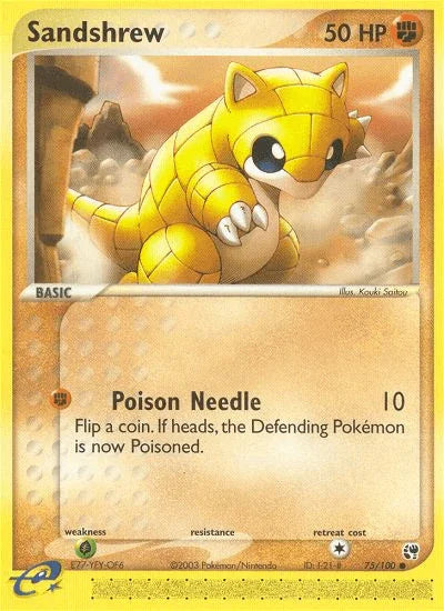 Sandshrew (75/100) [EX: Sandstorm] - for just $0.40! 