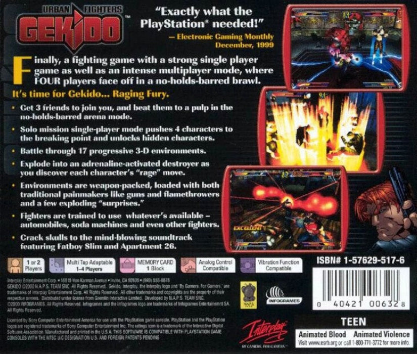 Gekido Urban Fighters – PlayStation 1 (PS1) - for just $0! 