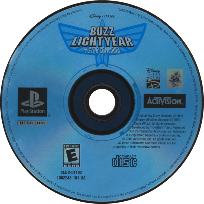 Disney Pixar Buzz Lightyear of Star Command – PlayStation 1 (PS1) - for just $0! 