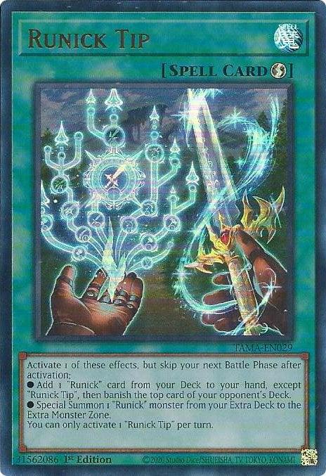 Runick Tip [TAMA-EN029] Ultra Rare - for just $0.85! 