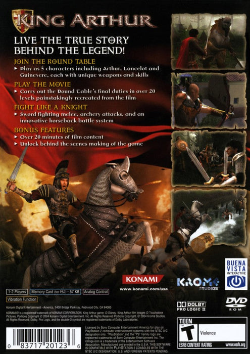 King Arthur – PlayStation 2 (PS2) - for just $12.99! 