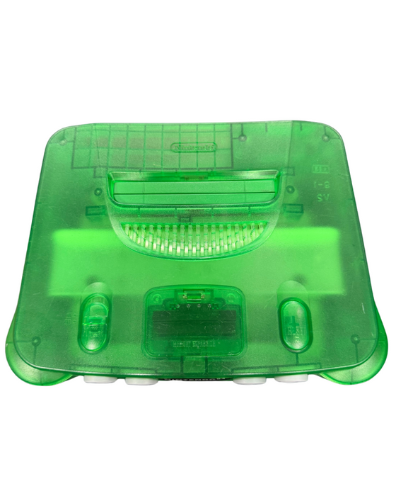 Nintendo 64 System (N64) Jungle Green – Scratch & Scuff Condition - for just $214.99! 