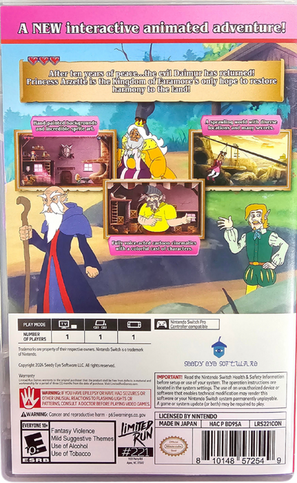 Arzette: The Jewel of Faramore [Limited Run #221] – Nintendo Switch (NS) - for just $35.99! 