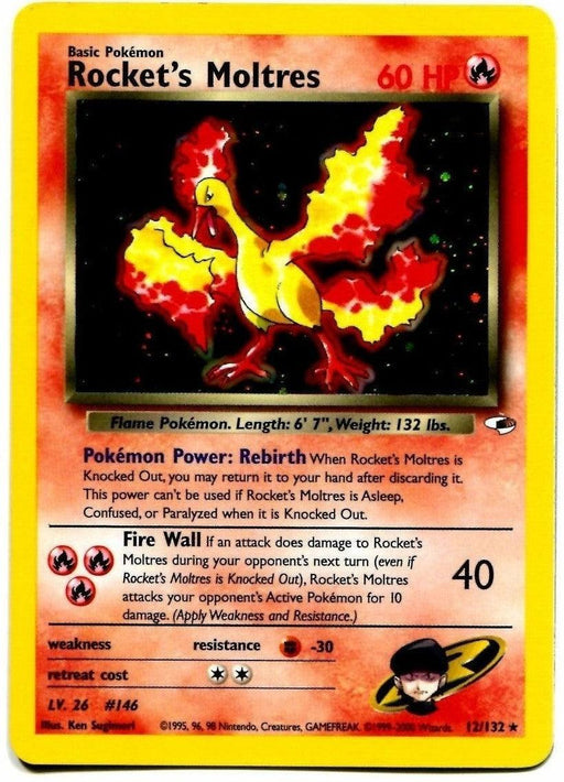 Rocket's Moltres (12/132) [Gym Heroes Unlimited] - for just $29.20! 