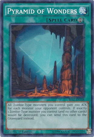Pyramid of Wonders [BP03-EN168] Shatterfoil Rare - for just $0.10! 