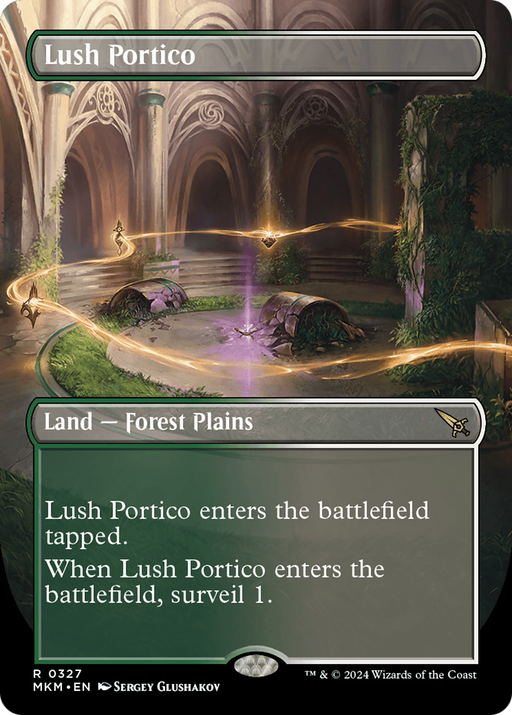 Lush Portico (MKM-327) - Murders at Karlov Manor (Borderless) - for just $2.60! 
