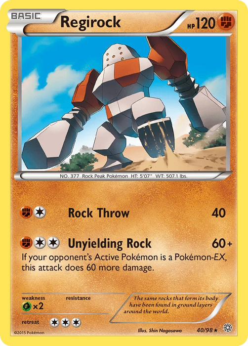 Regirock (40/98) [XY: Ancient Origins] - for just $0.10! 