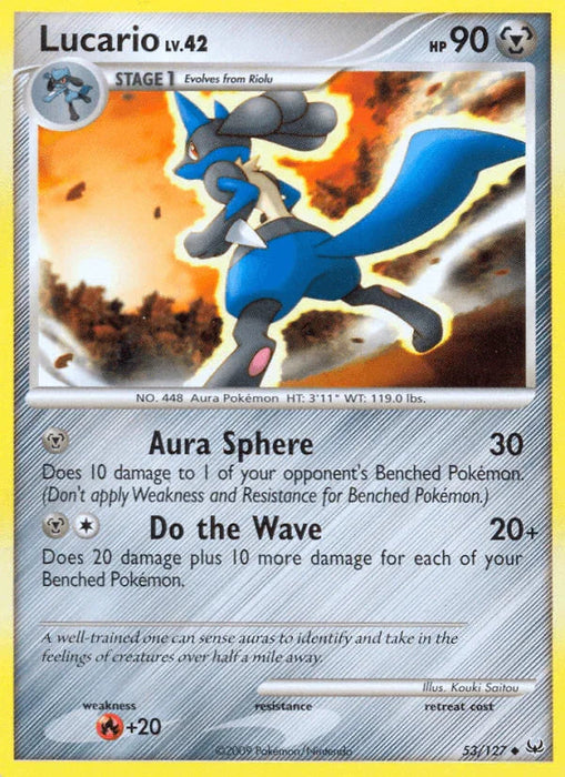 Lucario (53/127) [Platinum: Base Set] - for just $1.70! 
