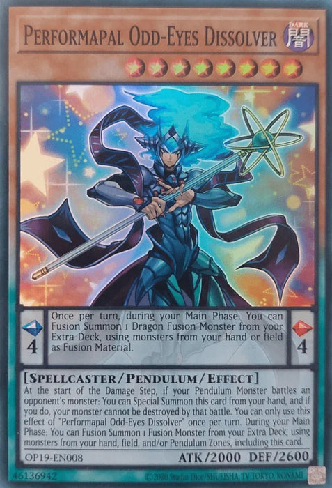 Performapal Odd-Eyes Dissolver [OP19-EN008] Super Rare - for just $0.15! 