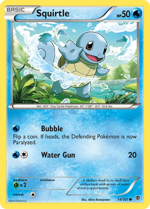 Squirtle (14/101) [Black & White: Plasma Blast] - for just $1.55! 