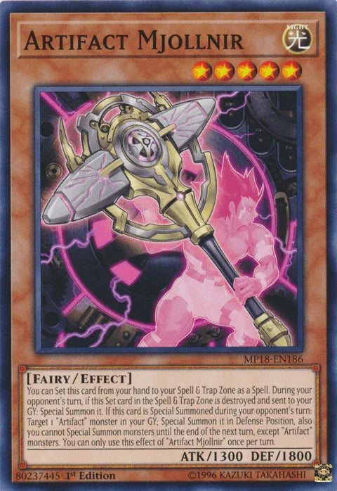 Artifact Mjollnir [MP18-EN186] Common - for just $0.30! 