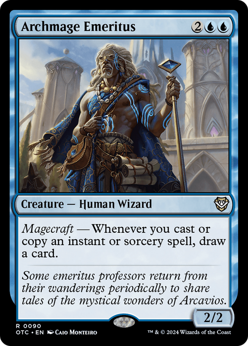Archmage Emeritus (OTC-090) - Outlaws of Thunder Junction Commander - for just $1! 