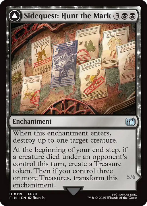 Sidequest: Hunt the Mark // Yiazmat, Ultimate Mark (FIN-119) - FINAL FANTASY: (enchantment) Foil - for just $0.09! 