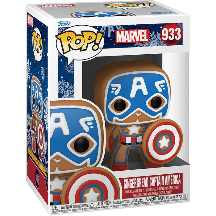 Funko Pop! Marvel Holiday: Captain America - Premium Figure - Just $8.95! Shop now at Retro Gaming of Denver