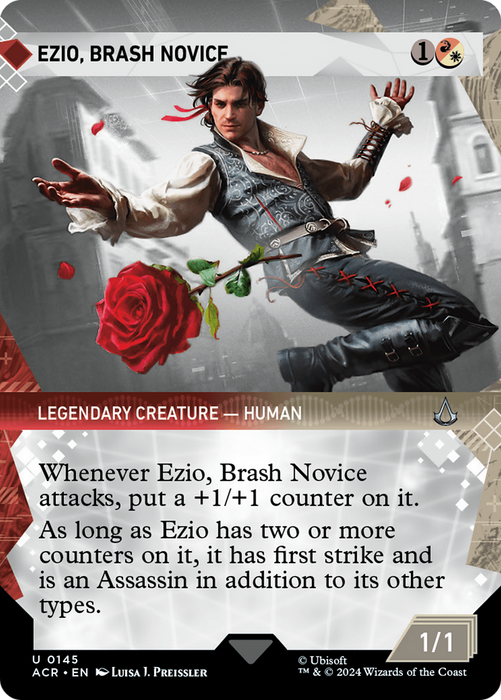 Ezio, Brash Novice (ACR-145) - Assassin's Creed: (Showcase) (Borderless) - for just $0.04! 