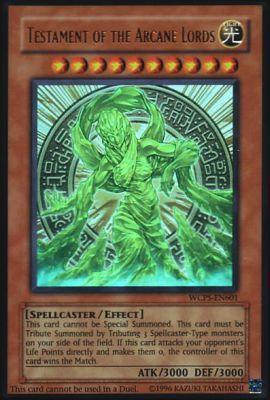 Testament of the Arcane Lords [WCPS-EN601] Ultra Rare - for just $0.10! 
