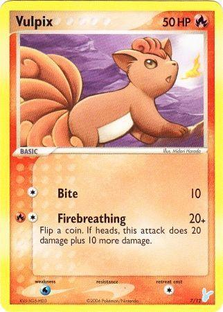 Vulpix (7/12) [EX: Trainer Kit 2 - Minun] - for just $0.35! 