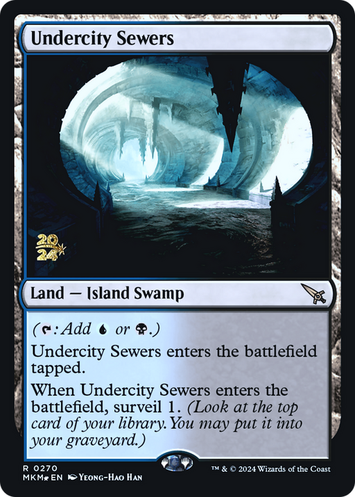 Undercity Sewers (PRE-270) - Murders at Karlov Manor Promos Foil - for just $8.83! 
