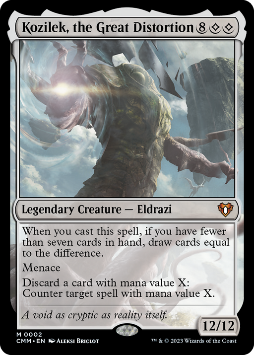 Kozilek, the Great Distortion (CMM-002) - Commander Masters - for just $1.58! 