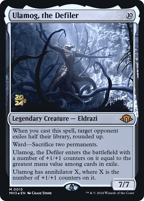 Ulamog, the Defiler (PRE-015) - Modern Horizons 3 Promos Foil - for just $9.02! 