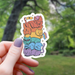 Pride Cat Stack Rainbow Sticker - 3" - for just $3.50! 