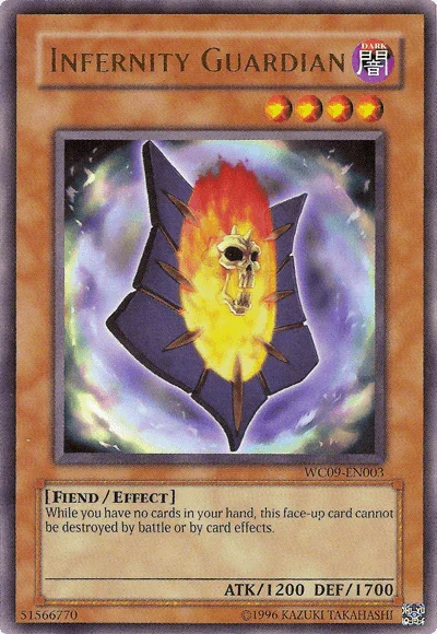 Infernity Guardian [WC09-EN003] Ultra Rare - for just $0.30! 