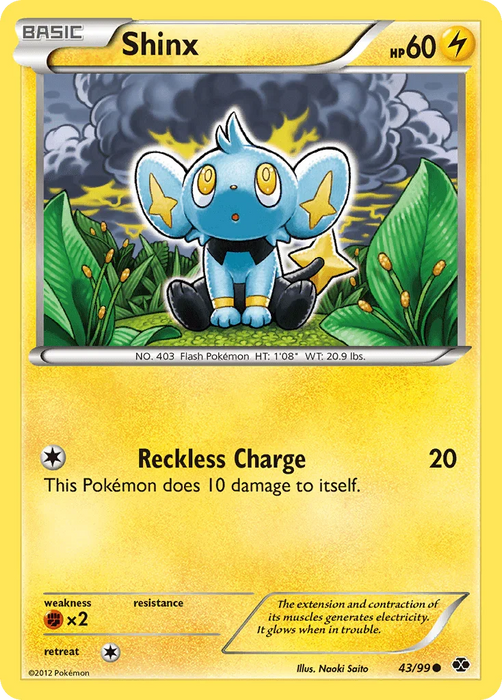 Shinx (43/99) [Black & White: Next Destinies] - for just $0.20! 