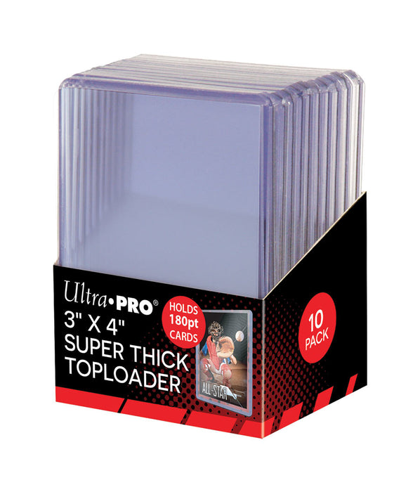Ultra PRO: Toploader - 3" x 4" (10ct - Super Thick Toploader 180pt) - for just $0! 