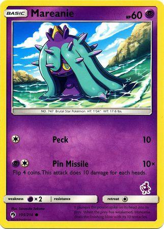 Mareanie (105/214) (Mewtwo Deck) [Battle Academy 2020] - for just $0.10! 