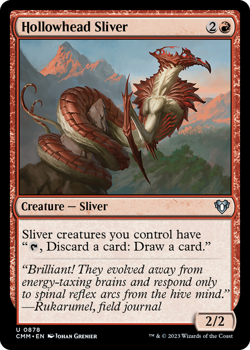 Hollowhead Sliver (CMM-878) - Commander Masters - for just $0.10! 