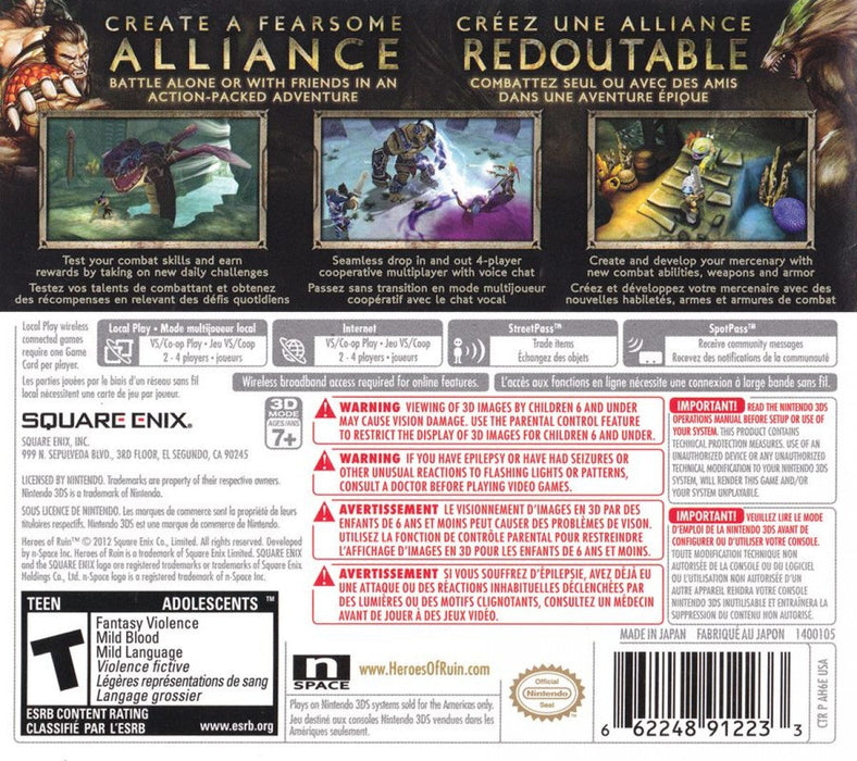 Heroes of Ruin – Nintendo 3DS (3DS) - for just $14.99! 