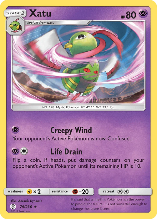 Xatu (79/236) [Sun & Moon: Cosmic Eclipse] - for just $0.15! 