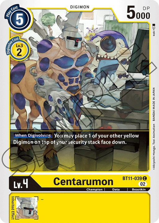 Centarumon [BT11-039] [Dimensional Phase] - Just $0.09! Shop now at Retro Gaming of Denver