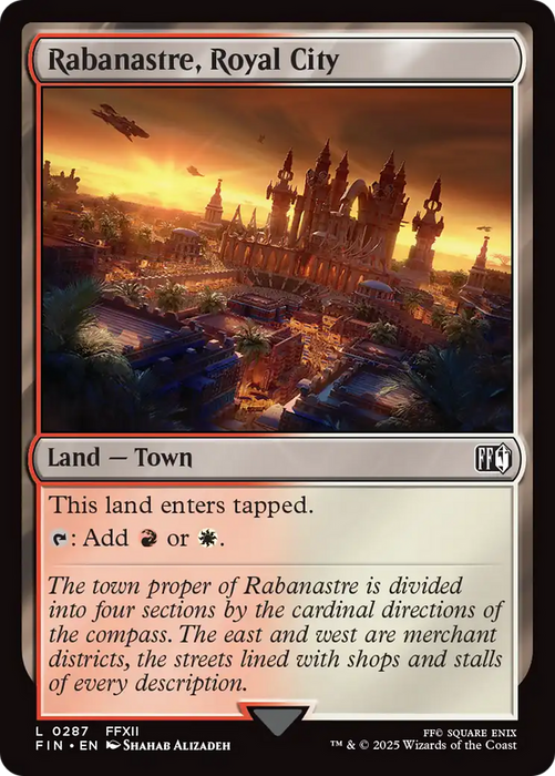 Rabanastre, Royal City (FIN-287) - FINAL FANTASY Foil - for just $0.04! 