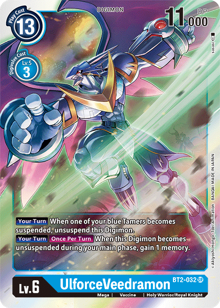 UlforceVeedramon [BT2-032] [Release Special Booster Ver.1.5] - Just $0.09! Shop now at Retro Gaming of Denver