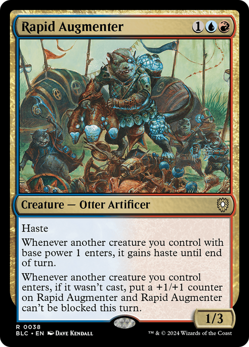 Rapid Augmenter (BLC-038) - Bloomburrow Commander - for just $0.08! 