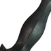 Long Spear Pointed Dagger Poly Training Knife Prop with 8.5 Inch Blade and Grooved Wood Grained Textured Handle - for just $28! 