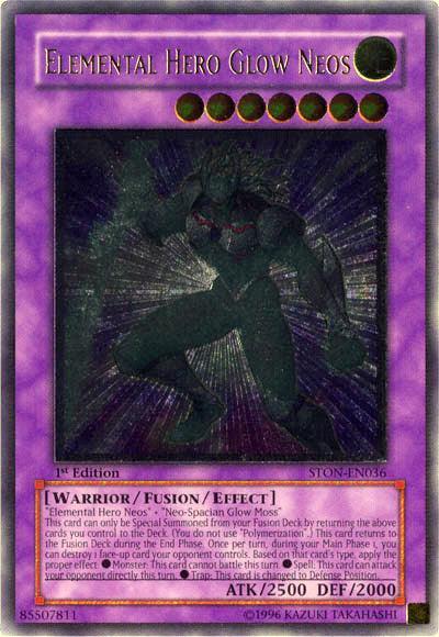 Elemental Hero Glow Neos [STON-EN036] Ultimate Rare - for just $30! 