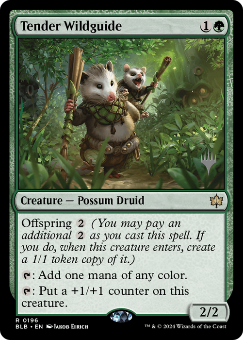 Tender Wildguide (PPBLB-196) - Bloomburrow Promos - for just $0.38! 
