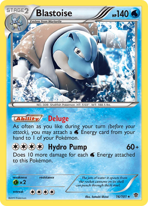 Blastoise (16/101) [Black & White: Plasma Blast] - for just $6! 