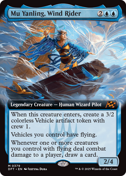 Mu Yanling, Wind Rider (DFT-379) - Aetherdrift: (Extended Art) - for just $0.14! 