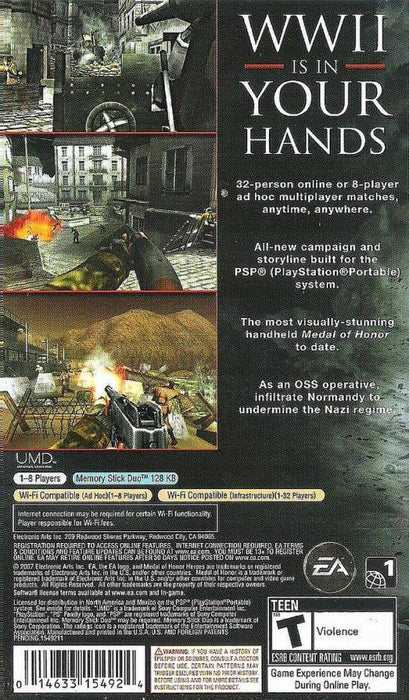 Medal of Honor: Heroes 2 [Greatest Hits] – PlayStation Portable (PSP) - for just $0! 