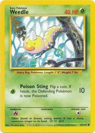 Weedle (69/102) [Base Set Unlimited] - for just $0.30! 